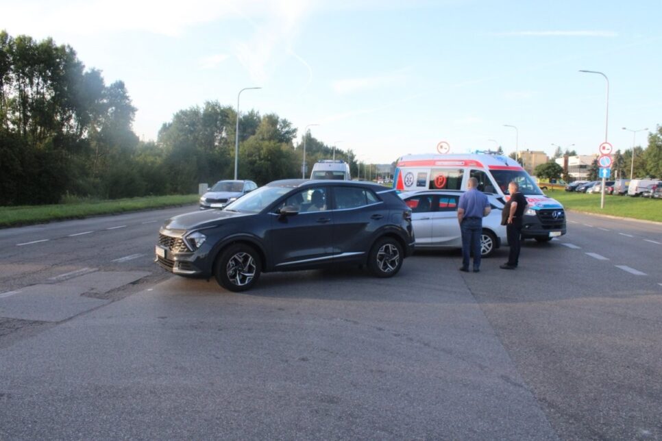 Kolizja na ul. Jana Pawła II w Tarnowie. Tarnów