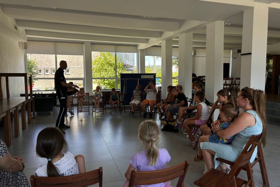 Bezpieczne Wakacje z Gminą Zembrzyce – spotkanie z Policjantem. Zembrzyce