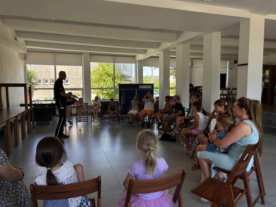 Bezpieczne Wakacje z Gminą Zembrzyce – spotkanie z Policjantem. Zembrzyce