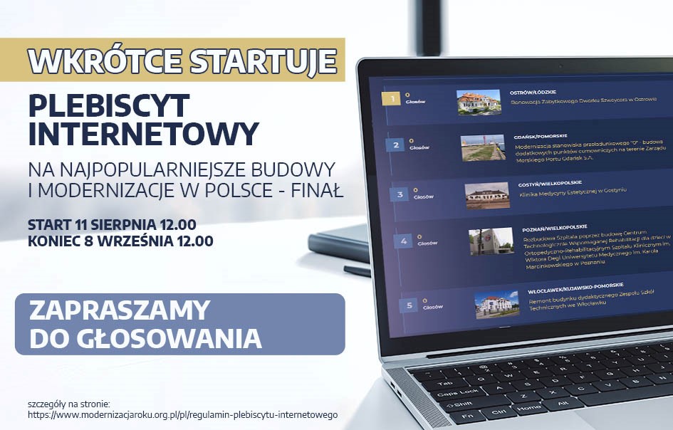 Zagłosuj na rewitalizację GCK w finale plebiscytu „Modernizacja Roku & Budowa XXI wieku”!. Gorlice