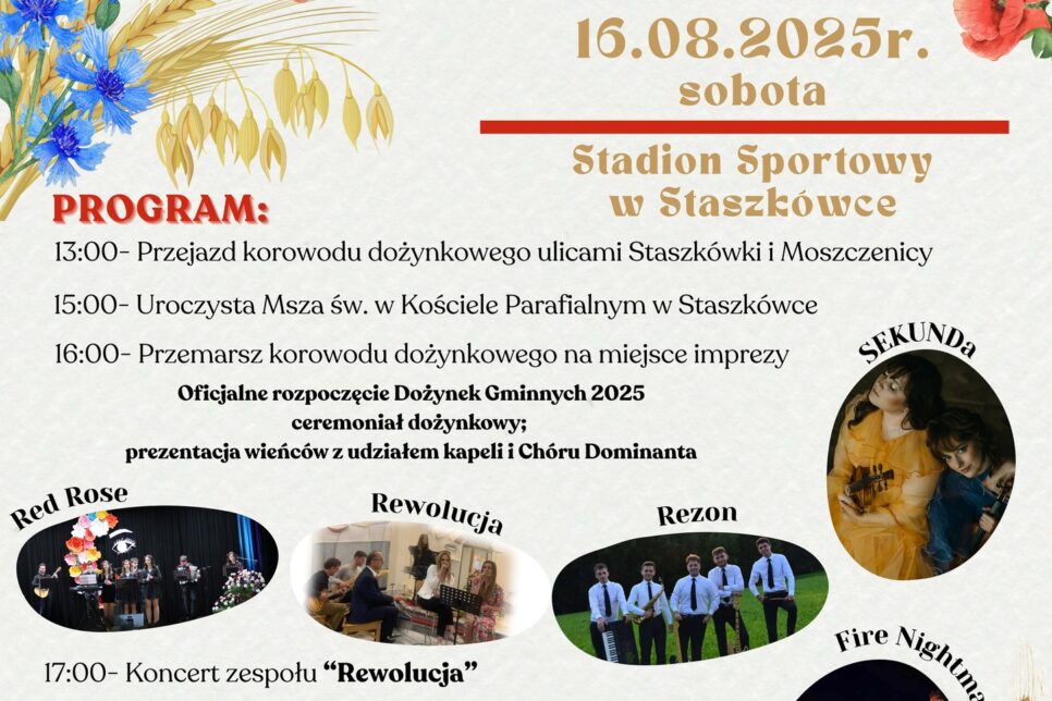 Dożynki Gminy Moszczenica. Gmina Moszczenica