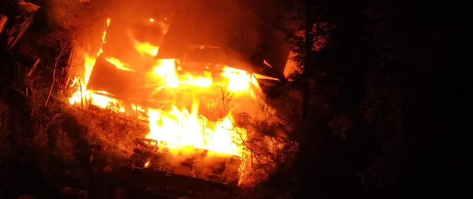 Wsparcie dla rodzin poszkodowanych w pożarach w miejscowości Skawa. Raba Wyżna