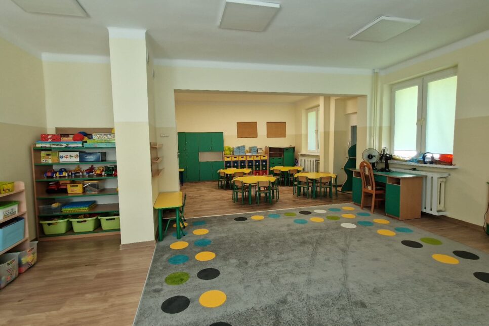 Modernizacja pomieszczeń w Przedszkolu nr 2 w Dąbrowie Tarnowskiej. Gmina Dąbrowa Tarnowska