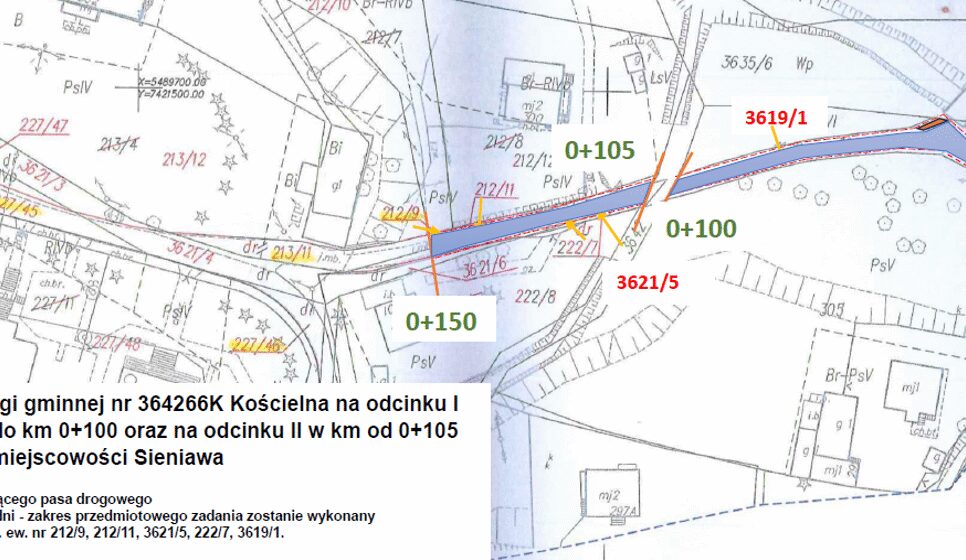 Utrudnienia w Sieniawie „Droga gminna nr 364266K Kościelna”. Raba Wyżna