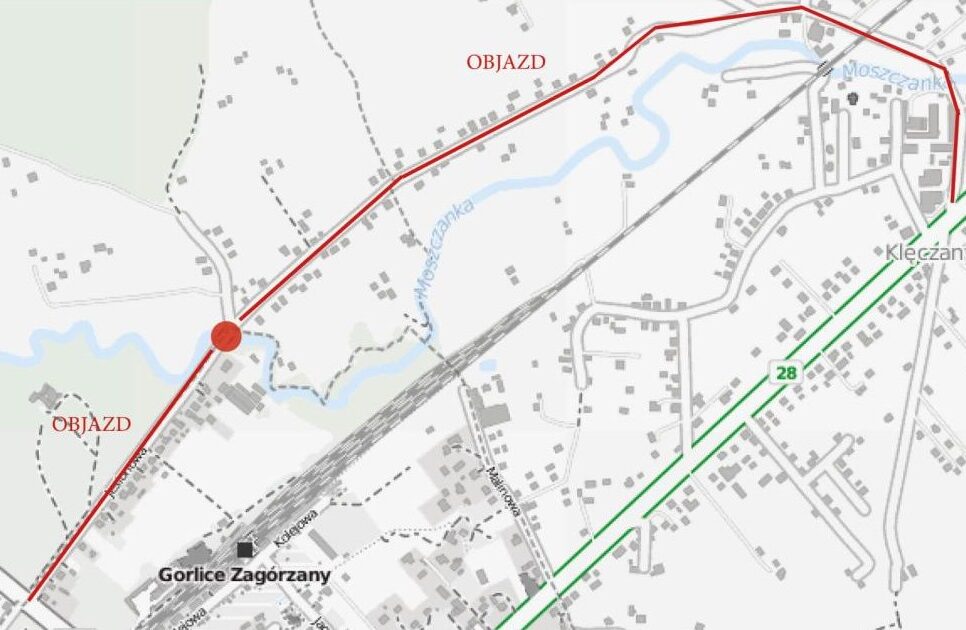 Utrudnienia w ruchu na ul. Jesionowej. Gorlice