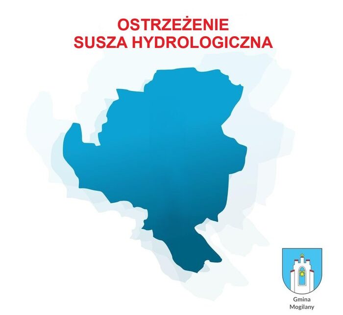 OSTRZEŻENIE – SUSZA HYDROLOGICZNA. Gmina Mogilany