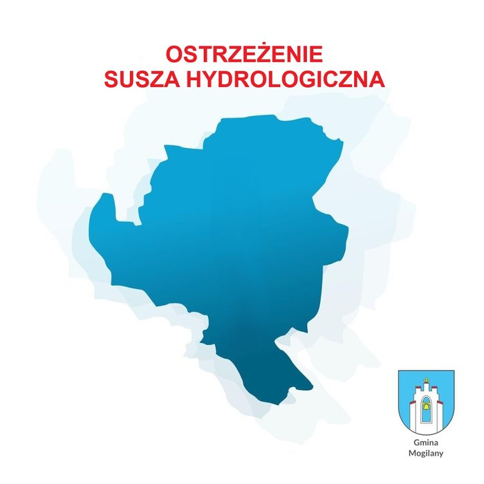OSTRZEŻENIE – SUSZA HYDROLOGICZNA. Gmina Mogilany