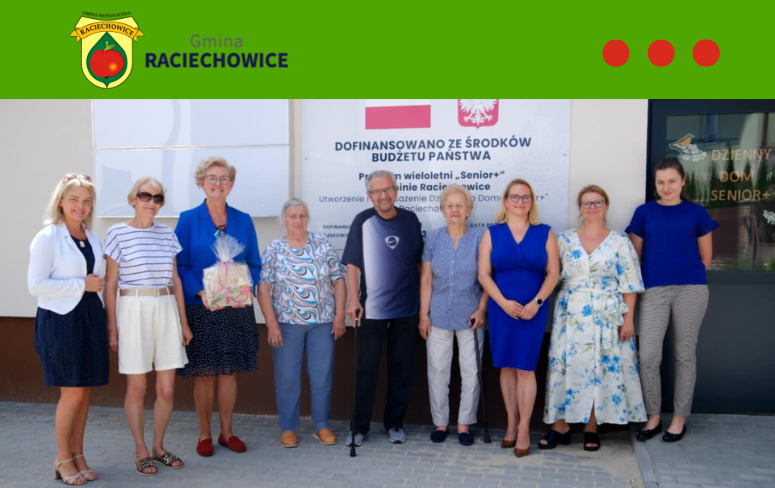 Pierwszy Wicewojewoda Elżbieta Achinger odwiedziła lokalny Dziennego Domu „Senior+”. Gmina Raciechowice