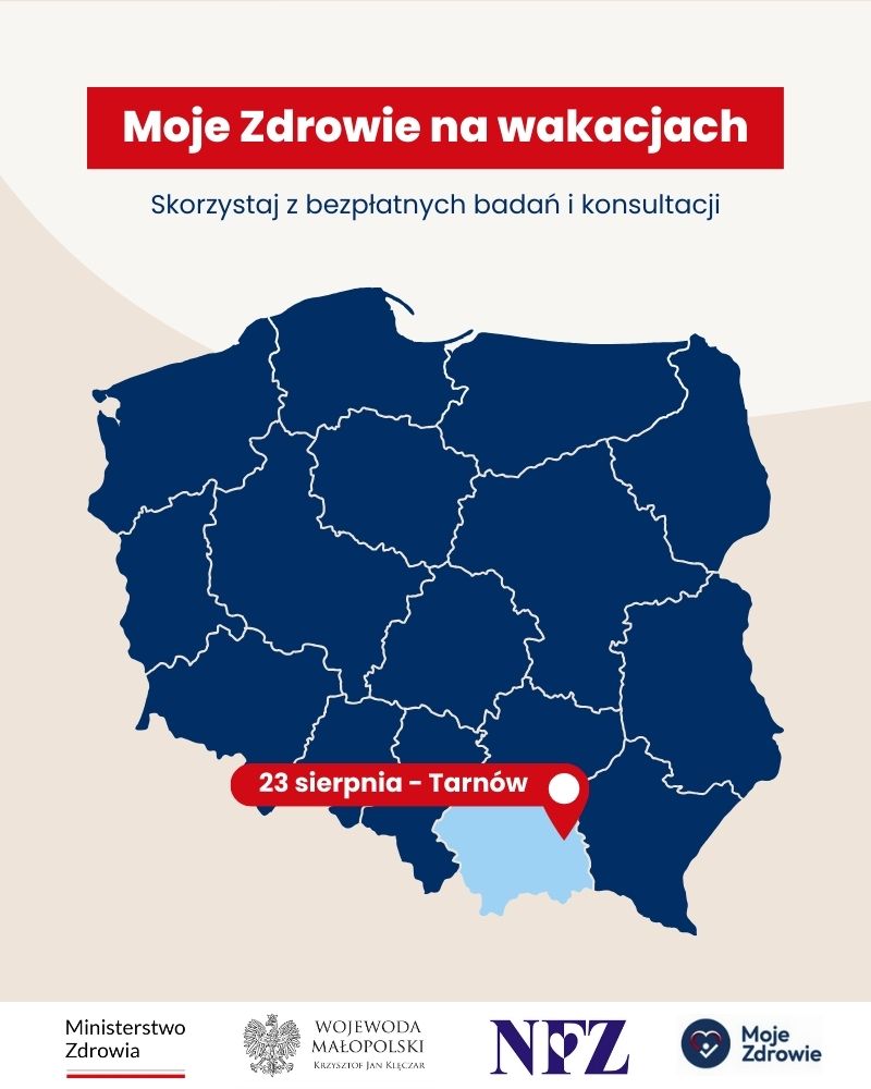 „Moje Zdrowie na wakacjach” w Małopolsce. Małopolska