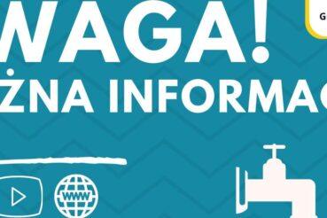 KOMUNIKAT DLA MIESZKAŃCÓW ZAKAZ UŻYWANIA WODY Z WODOCIĄGU „TYMBARK – PODLAS” Tymbark, 20 sierpnia 2025 r.. Gmina Tymbark