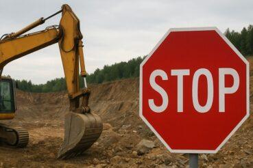 „Stop nielegalnej eksploatacji” – akcja informacyjna Okręgowego Urzędu Górniczego w Krakowie. Gorlice