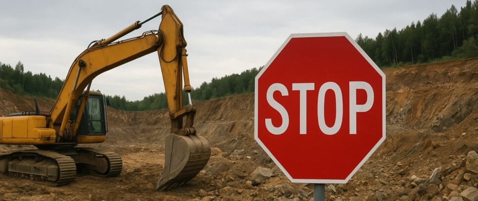 „Stop nielegalnej eksploatacji” – akcja informacyjna Okręgowego Urzędu Górniczego w Krakowie. Gorlice