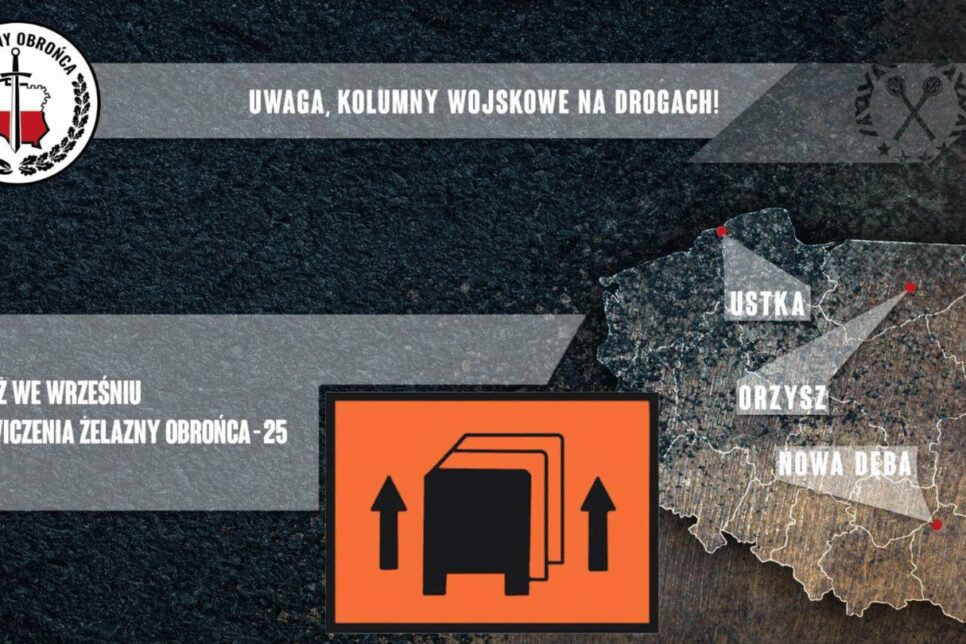 Wzmożony ruch wojskowych kolumn – apel do kierowców!. Chełmek