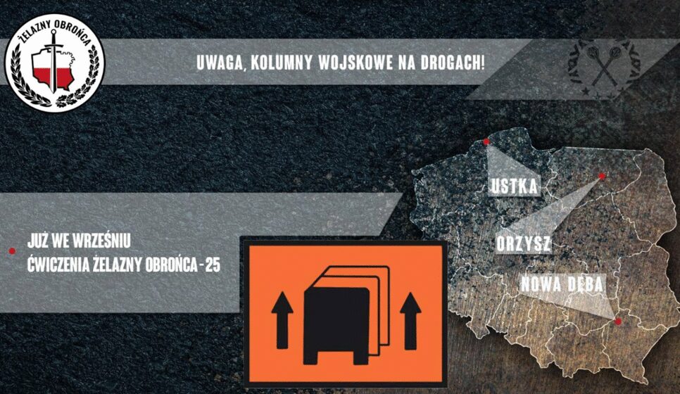Wzmożony ruch wojskowych kolumn – apel do kierowców!. Lanckorona