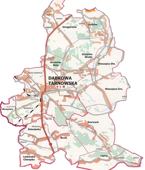 Informacja Burmistrza dot. Planu Ogólnego Gminy. Gmina Dąbrowa Tarnowska
