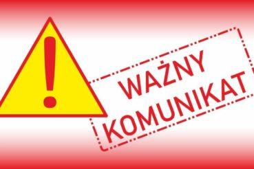 Komunikat. Gmina Rzezawa