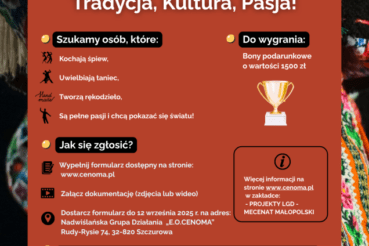 Małopolski Festiwal Talentów – Tradycja, Kultura, Pasja. Gmina Drwina