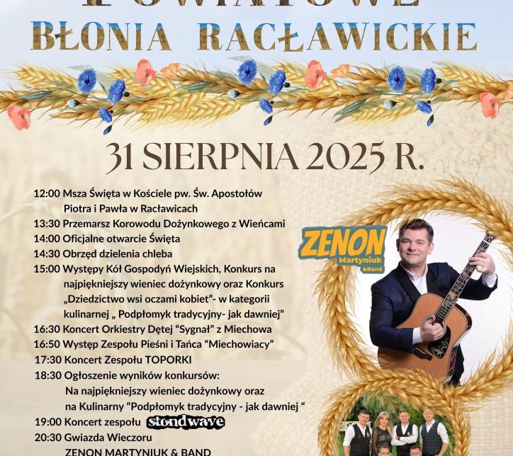 Dożynki Powiatu Miechowskiego 2025. Gmina Słaboszów