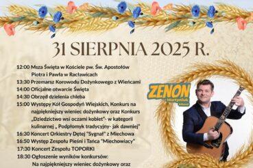 Zaproszenie na Dożynki Powiatowe. Gmina Kozłów