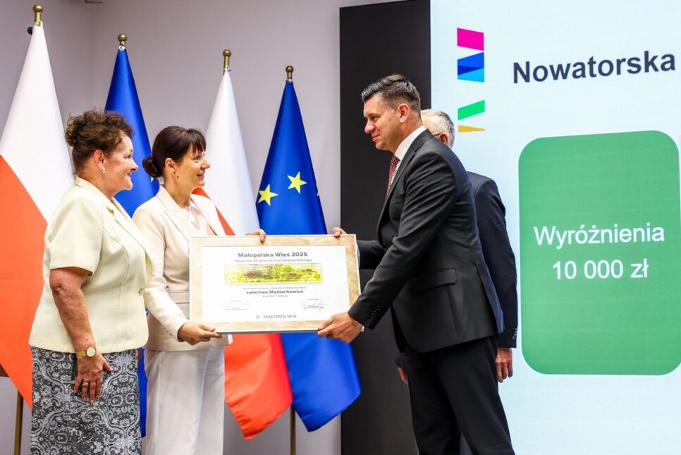 Myślachowice z wyróżnieniem w konkursie „Małopolska Wieś 2025”. Gmina Trzebinia