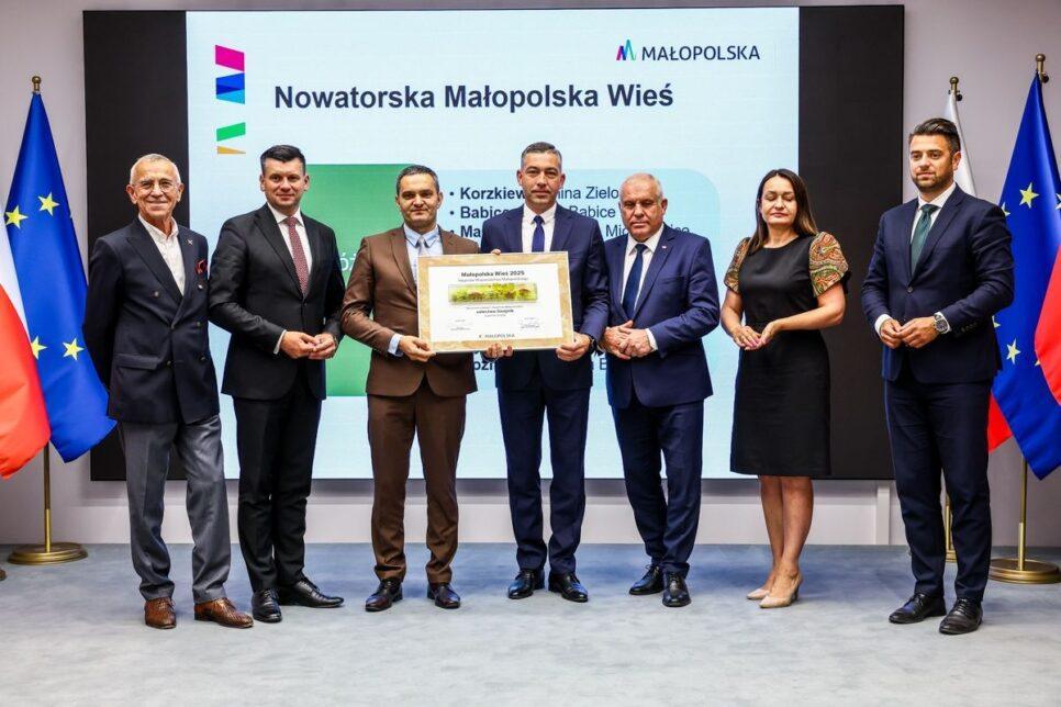 Sołectwo Gnojnik wyróżnione w konkursie Małopolska Wieś. Gmina Gnojnik