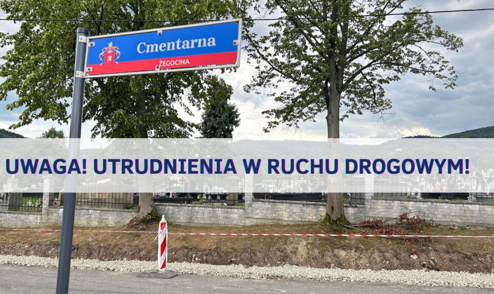 Remont drogi gminnej-prosimy zachować ostrożność. Gmina Żegocina