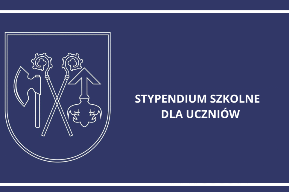 STYPENDIUM SZKOLNE DLA UCZNIÓW. Gmina Szczurowa