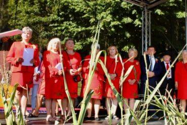 Barwne dożynki w Porębie. Gmina Myślenice