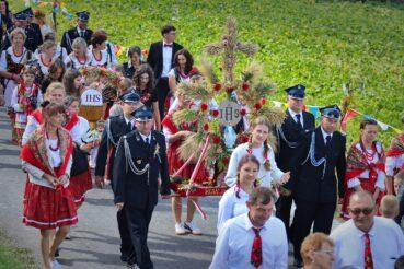 W Sławicach podziękowano za plony. Gmina Miechów