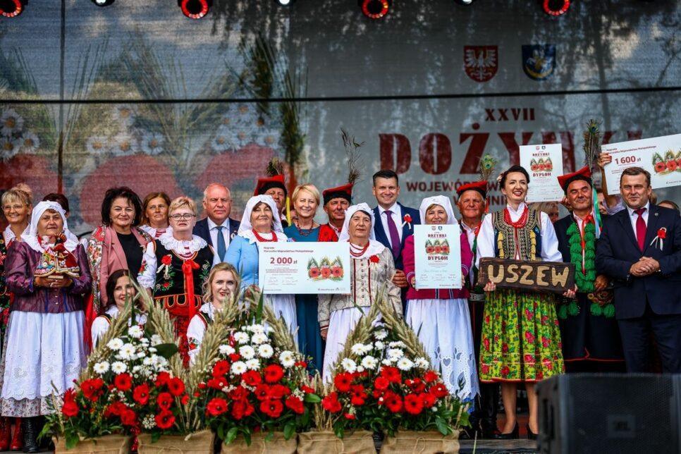 Uszew najlepsza w Województwie – sukces podczas Dożynek Wojewódzkich. Gmina Gnojnik