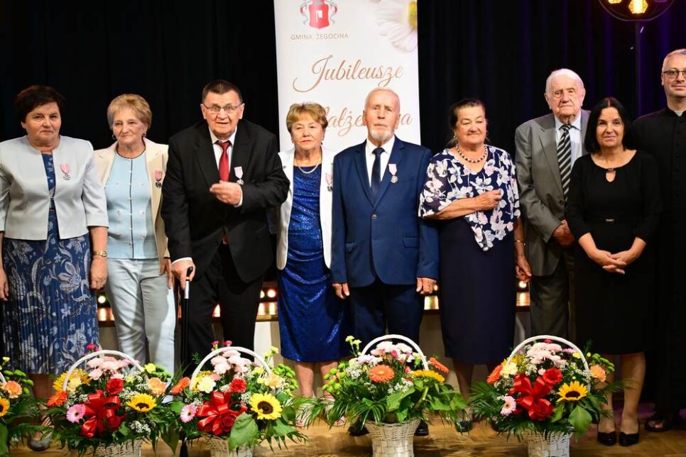 JUBILEUSZE MAŁŻEŃSKIE W GMINIE ŻEGOCINA – 23.08.2025. Gmina Żegocina