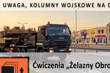 Wzmożony ruch wojskowych kolumn – apel do kierowców!. Gmina Tymbark