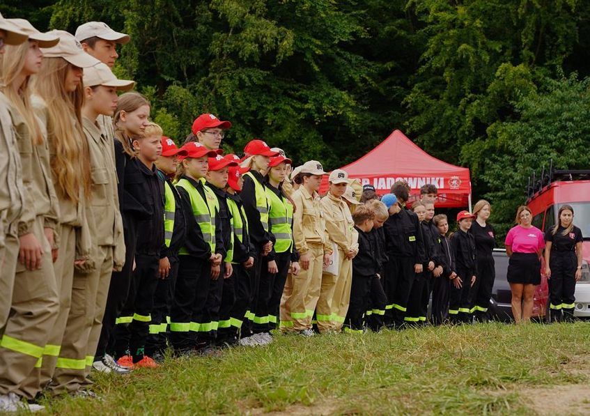 Młodzi strażacy w akcji. Gmina Brzesko