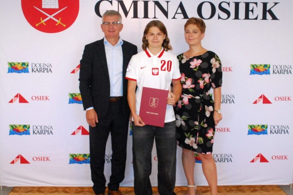 Nagroda Wójta Gminy Osiek dla Julii Sikory. Osiek
