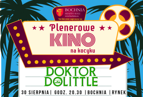 Kino na kocyku: w sobotę seans Doktor Dolittle. Bochnia