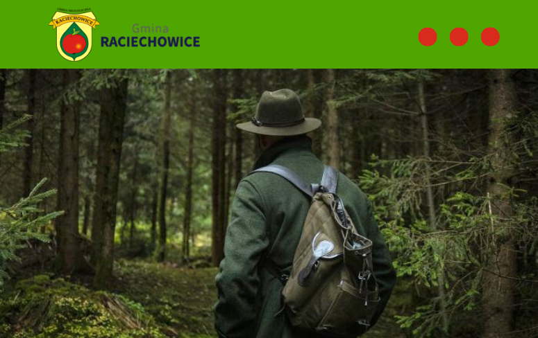 Zmiana godzin dyżuru leśniczego Lasów Państwowych  w Urzędzie Gminy Raciechowice w 2025 roku. Gmina Raciechowice