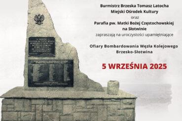 86. rocznica bombardowania węzła kolejowego Brzesko-Słotwina. Gmina Brzesko