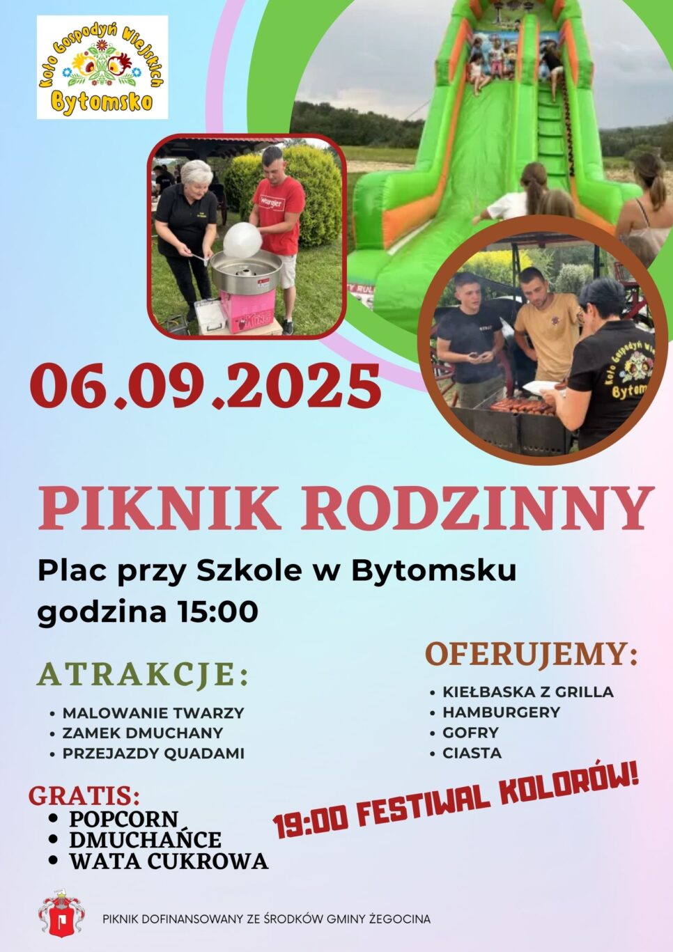 Zapraszamy na piknik rodzinny w Bytomsku. Gmina Żegocina