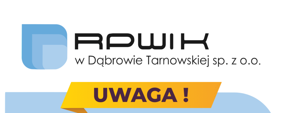 Oświadczenie Prezesa Zarządu Jacka Sarata w sprawie nieprawdziwych informacji dotyczących awarii magistrali wodociągowej Tarnów–Sieradza oraz publicznych oskarżeń radnego Dariusza Lizaka. Gmina Dąbrowa Tarnowska