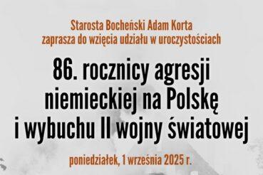 86. rocznica agresji niemieckiej na Polskę. Bochnia