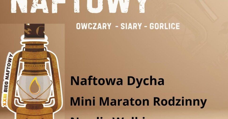 Trwają zapisy na XXIII Bieg Naftowy. Gorlice