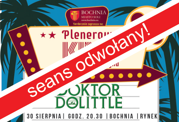 UWAGA – odwołanie seansu na Rynku. Bochnia