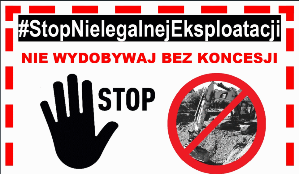 #StopNielegalnejEksploatacji. Gmina Sekowa