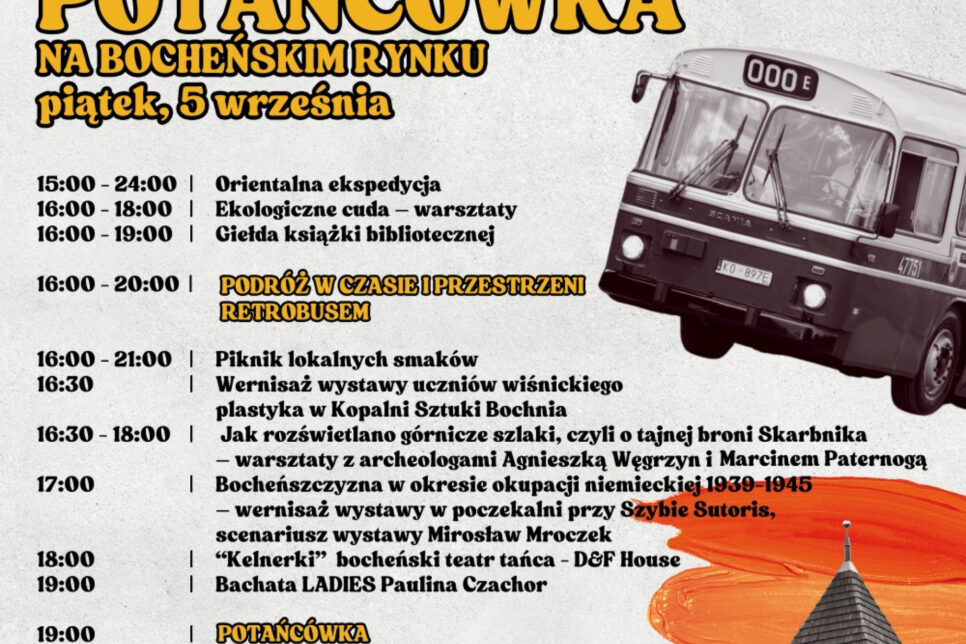 Potańcówka i moc atrakcji na bocheńskim Rynku – startuje Weekend z Zabytkami. Bochnia