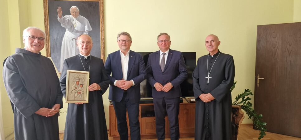 Spotkanie w Kurii Diecezjalnej w Gliwicach. Zakon Bonifratrzy Kraków