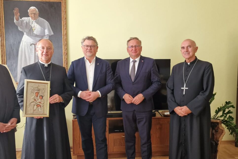 Spotkanie w Kurii Diecezjalnej w Gliwicach. Zakon Bonifratrzy Kraków