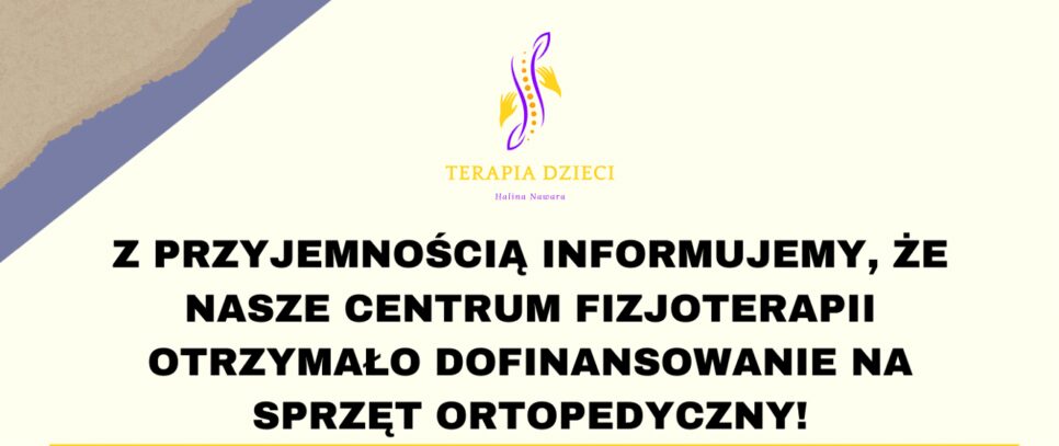 Dofinansowanie na sprzęt ortopedyczny dla centrum fizjoterapii.. Raba Wyżna