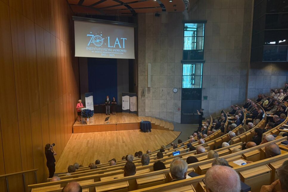 Jubileusz 70-lecia Instytutu Fizyki Jądrowej im. Henryka Niewodniczańskiego Polskiej Akademii Nauk. Małopolska