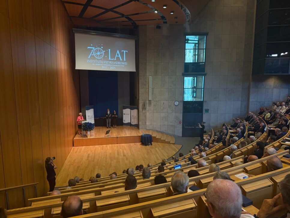 Jubileusz 70-lecia Instytutu Fizyki Jądrowej im. Henryka Niewodniczańskiego Polskiej Akademii Nauk. Małopolska