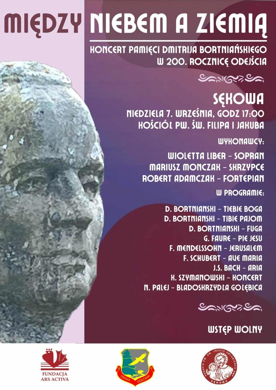 „Między Niebem a Ziemią” – koncert pamięci Dymitra Bortniańskiego. Gmina Sekowa